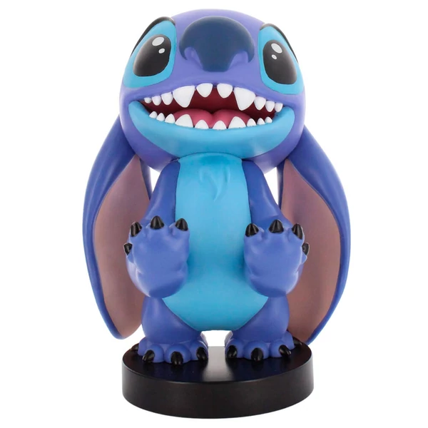 Disney Smiley Stitch figura kontroller és telefontartó Cable Guy 20cm