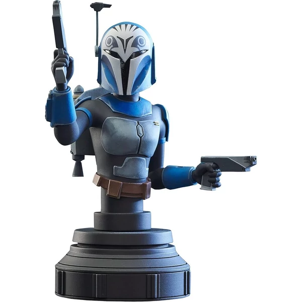 Star Wars Clone Wars Bo-Katan Kryze mellszobor 15cm