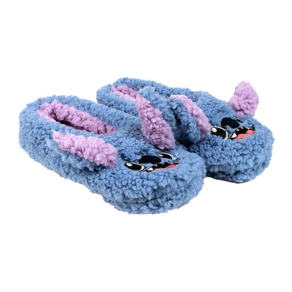 Disney Stitch felnőtt papucs (Poliészter kék)