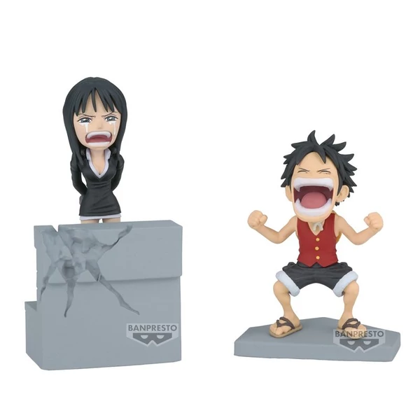 One Piece Luffy & Nico Robin World Collectable figura 10cm