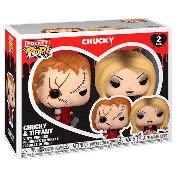 Pocket POP 2 db-os Chucky és Tiffany Valentin-napi figura csomag