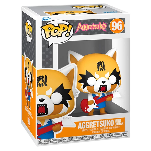 Aggretsuko - Aggretsuko gitárral POP figura