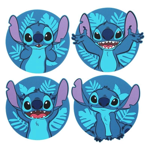 Disney Stitch 4 darabos poháralátét készlet