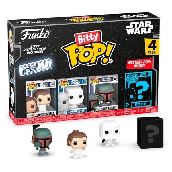 Bitty POP Star Wars Leia - 4 darabos figura szett