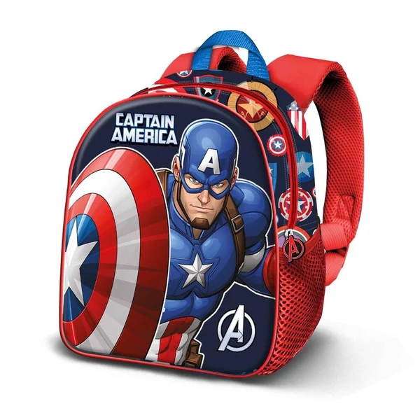 Marvel Amerika Kapitány Patriot 3D hátizsák 31cm
