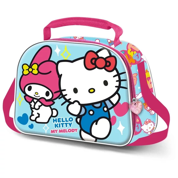 Hello Kitty Friendship 3D uzsonnás táska