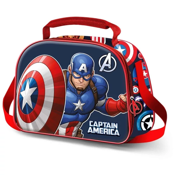 Marvel Amerika Kapitány Patriot 3D uzsonnás táska