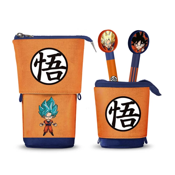 Dragon Ball Super tolltartó + 2 törölhető toll