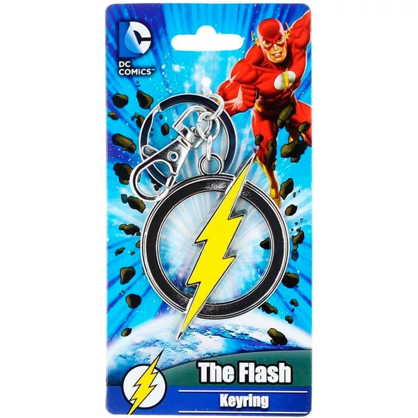 Marvel Flash logó kulcstartó 6cm