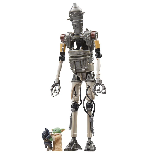 Star Wars The Mandalorian IG-12 Grogu & Anzellan figura 9,5 cm