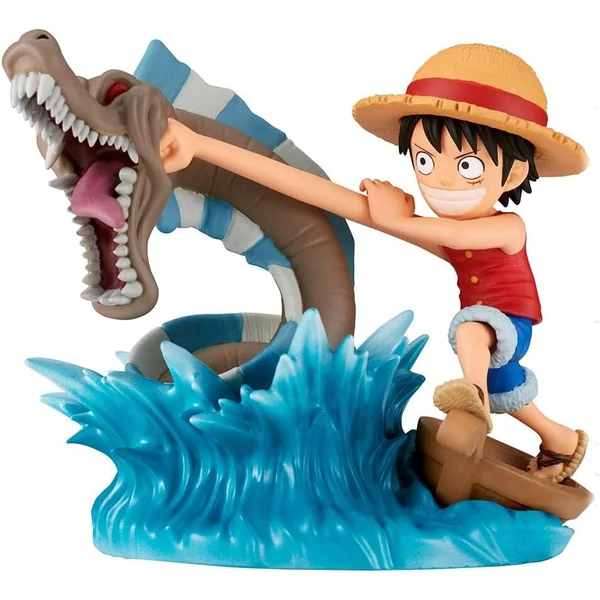 One Piece Log Stories Monkey D Luffy vs Local Sea figura 7cm