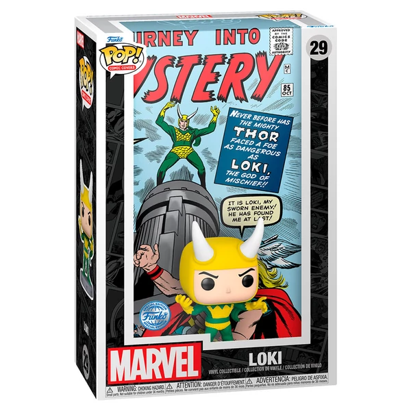 POP figura Comic Cover Marvel Loki Exclusive