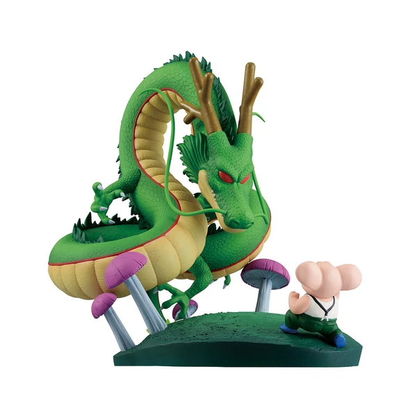 Dragon Ball Dragon History II Oolong & Shenron Ichibansho figura 14 cm