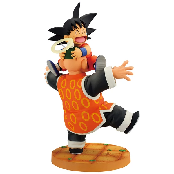Dragon Ball Dragon History II Son Goku & Grandpa Son Gohan Ichibansho figura 16 cm