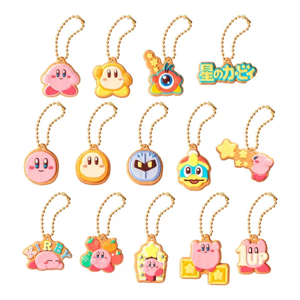 Kirby Cookie válogatott meglepetés kulcstartó 5 cm