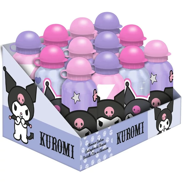 Hello Kitty Kuromi válogatott alumínium kulacs 500ml