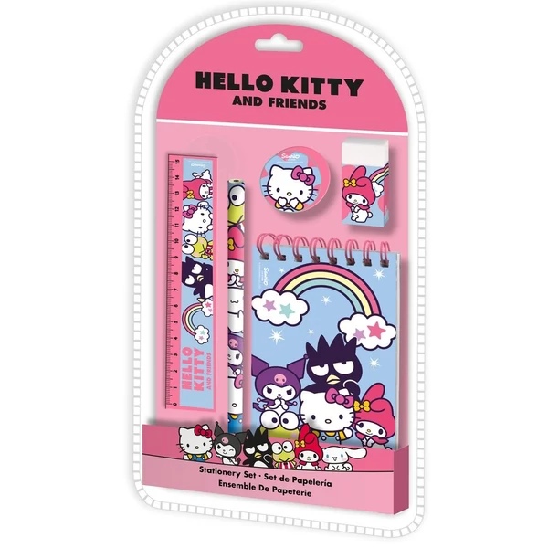 Hello Kitty és barátai 5 darabos írószer csomag