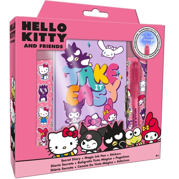 Hello Kitty és barátai napló mágikus tollal
