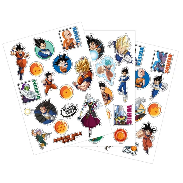 Dragon Ball Super cserélhető matricakészlet