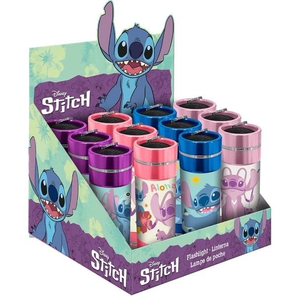 Disney Stitch LED-es zseblámpa, többféle