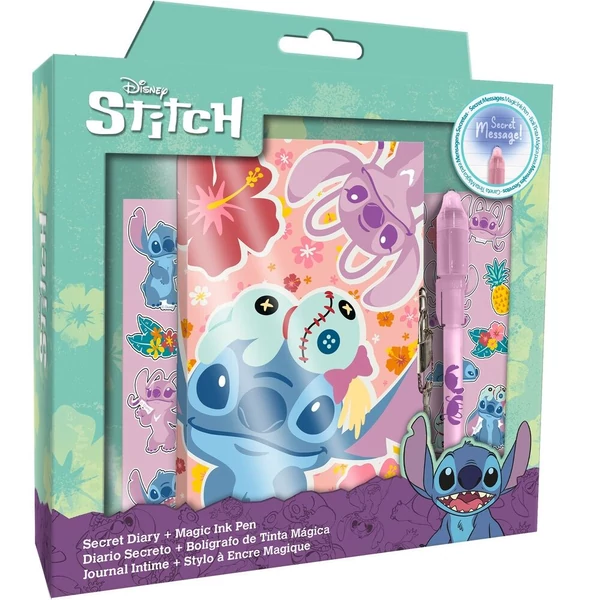 Disney Stitch napló + varázstoll