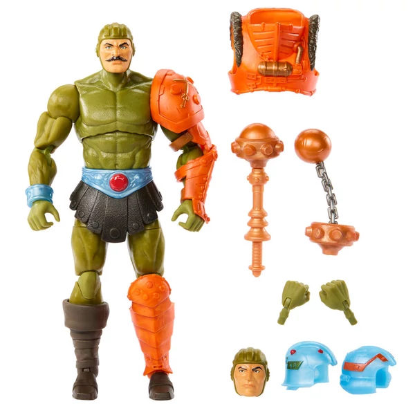 Masters of the Universe New Eternia Man-At-Arms figura 17 cm