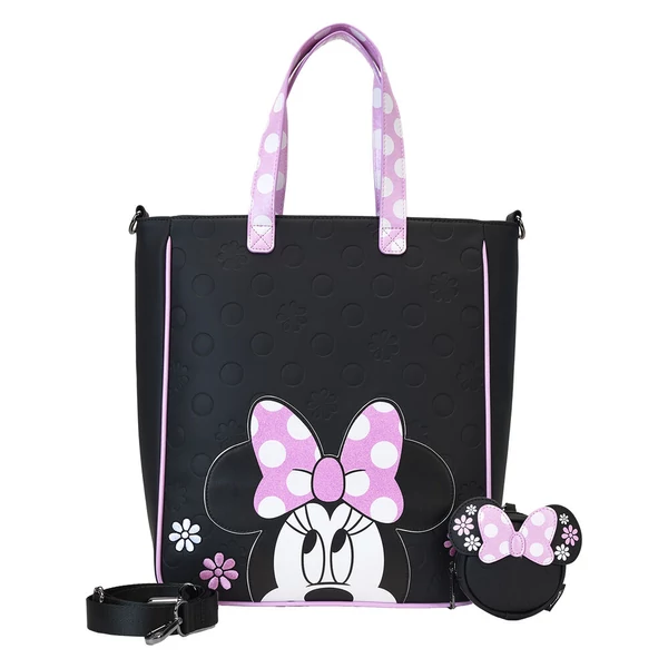 Loungefly Disney Minnie Floral Rock the Dots táska érmetartóval