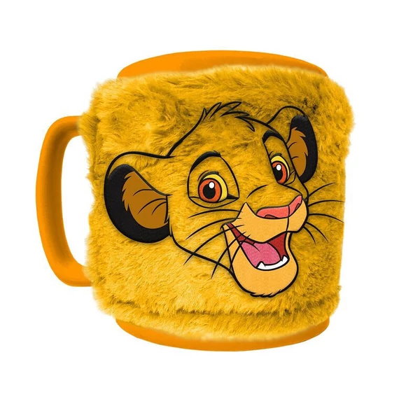 Disney Az oroszlánkirály bögre plüss huzattal 440 ml