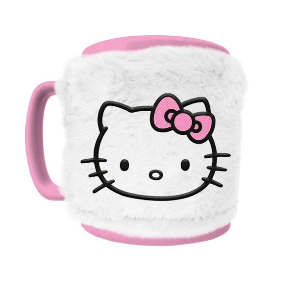 Hello Kitty bögre plüss huzattal 440 ml