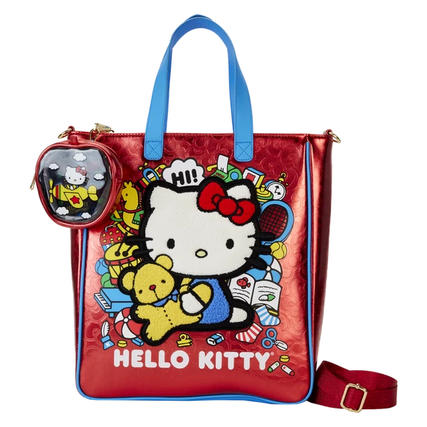 Loungefly Hello Kitty 50. évfordulós válltáska érmetartóval
