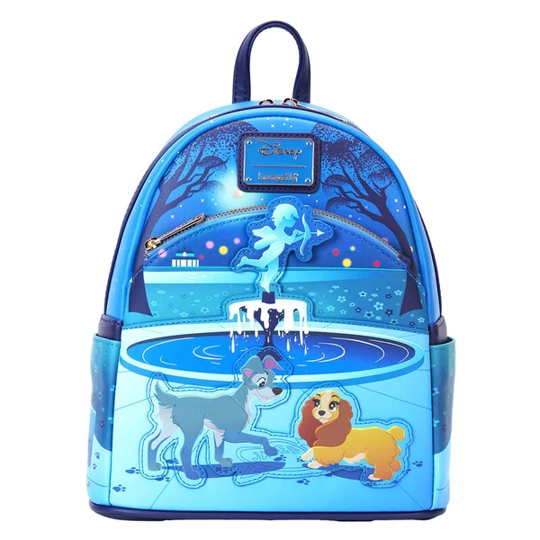 Loungefly Disney Susi és Tekergő 70. évfordulós hátizsák 26cm