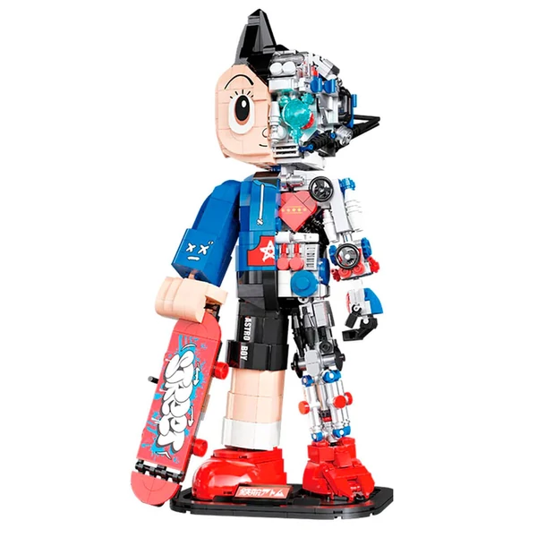 Astro Boy gördeszkás Astro Boy építőkészlet 1117 db