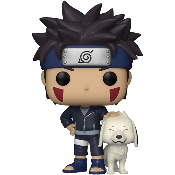 Naruto Shippuden Kiba Akamaruval POP figura