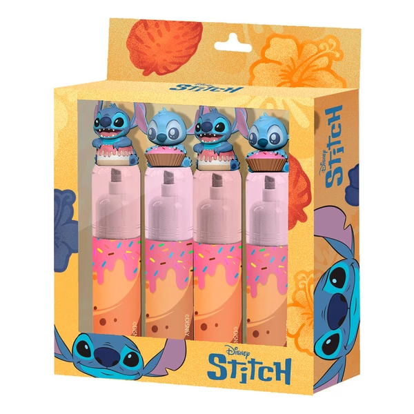 Disney Stitch szövegkiemelő szett (4 db-os)
