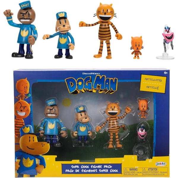 Dogman 5 darabos figurakészlet 6cm