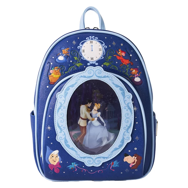 Loungefly Disney Hamupipőke 75. évfordulós lentikuláris hátizsák, 26 cm