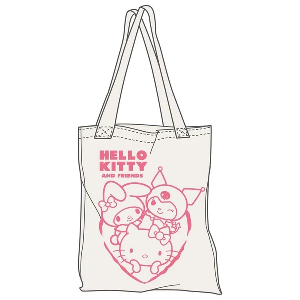 Hello Kitty és barátai bevásárlótáska
