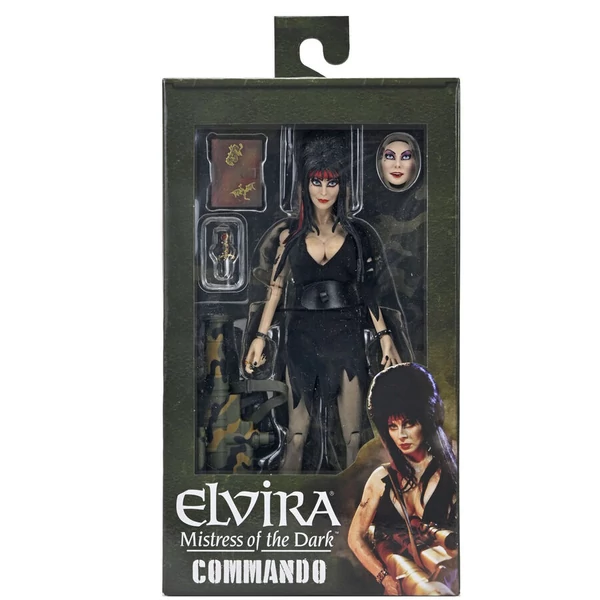 Elvira Commando Elvira ruhás figura 20cm