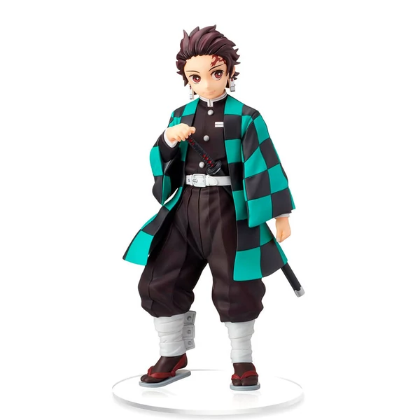 Demon Slayer Kimetsu no Yaiba Tanjiro Kamado Sibling Bong SPM figura 20cm