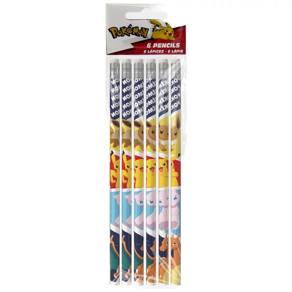 Pokemon 6 darabos ceruzakészlet