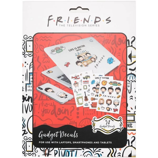 Friends újrafelhasználható matrica szett