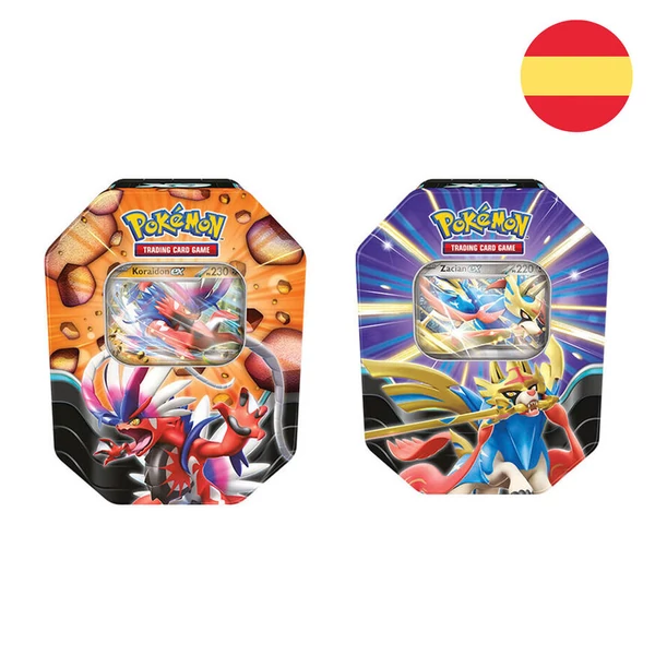 Spanyol Pokémon Summer válogatott gyűjtői kártyajáték fémdoboz