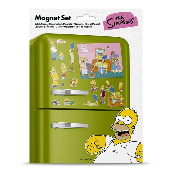 A Simpson család formavágott mágnes szett