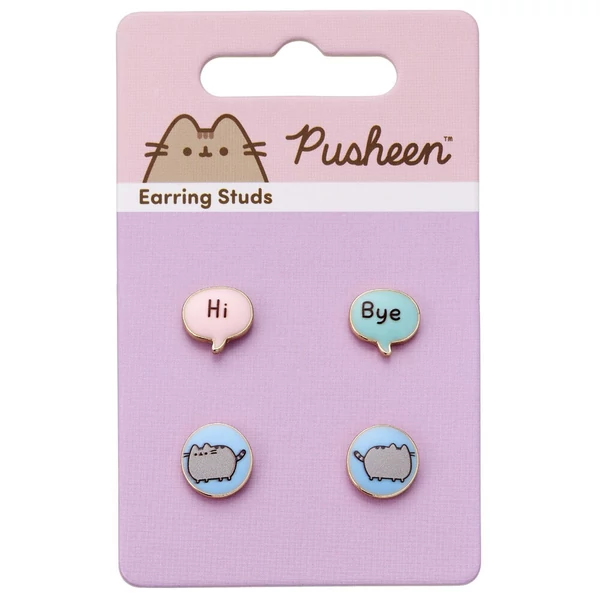 Pusheen Hi Bye 3 pár fülbevaló készlet
