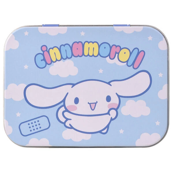 Hello Kitty Cinnamoroll fém sebtapasz tartó doboz