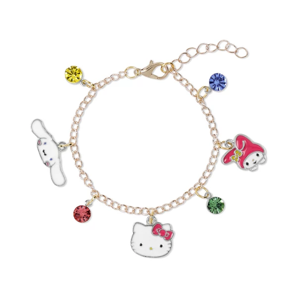 Hello Kitty és barátai charm karkötő