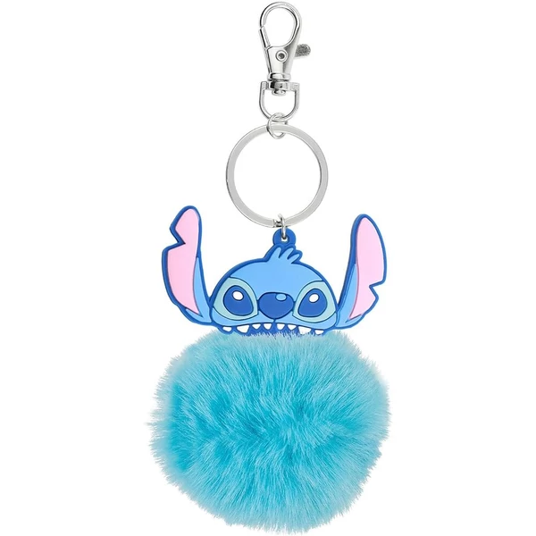 Disney Stitch Angel pompom kulcstartó