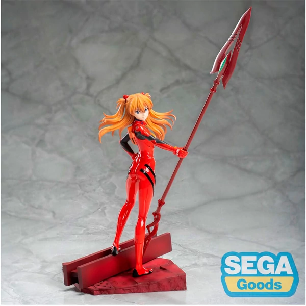 Evangelion 3.0 + 1.0 Thrice Upon a Time Asuka Shikinami Langley Cassius lándzsája Luminasta figura 20cm