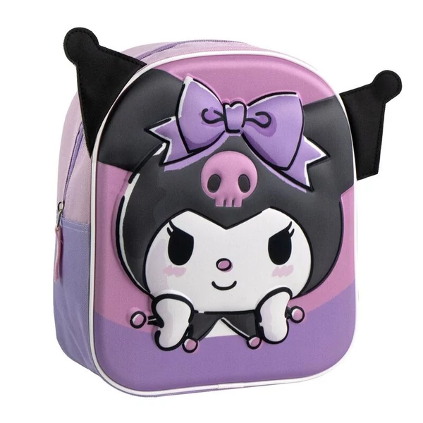 Hello Kitty Kuromi 3D hátizsák 28cm