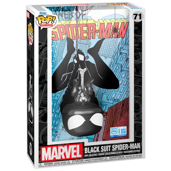 Spider-Man Black Suit - Comic Cover Funko POP figura